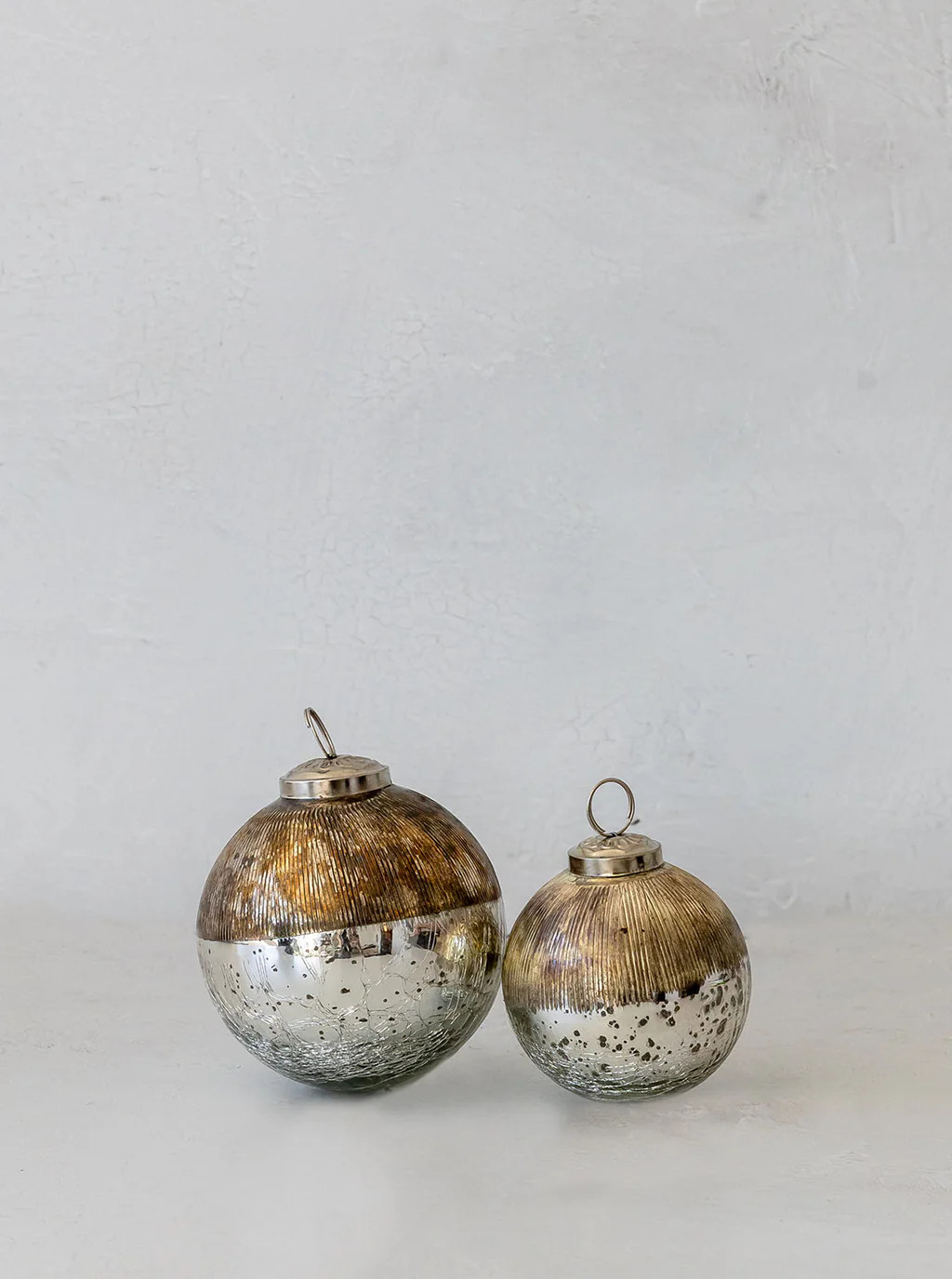 Mercury Ball Ornaments | Set of 2 | House of Jade Home