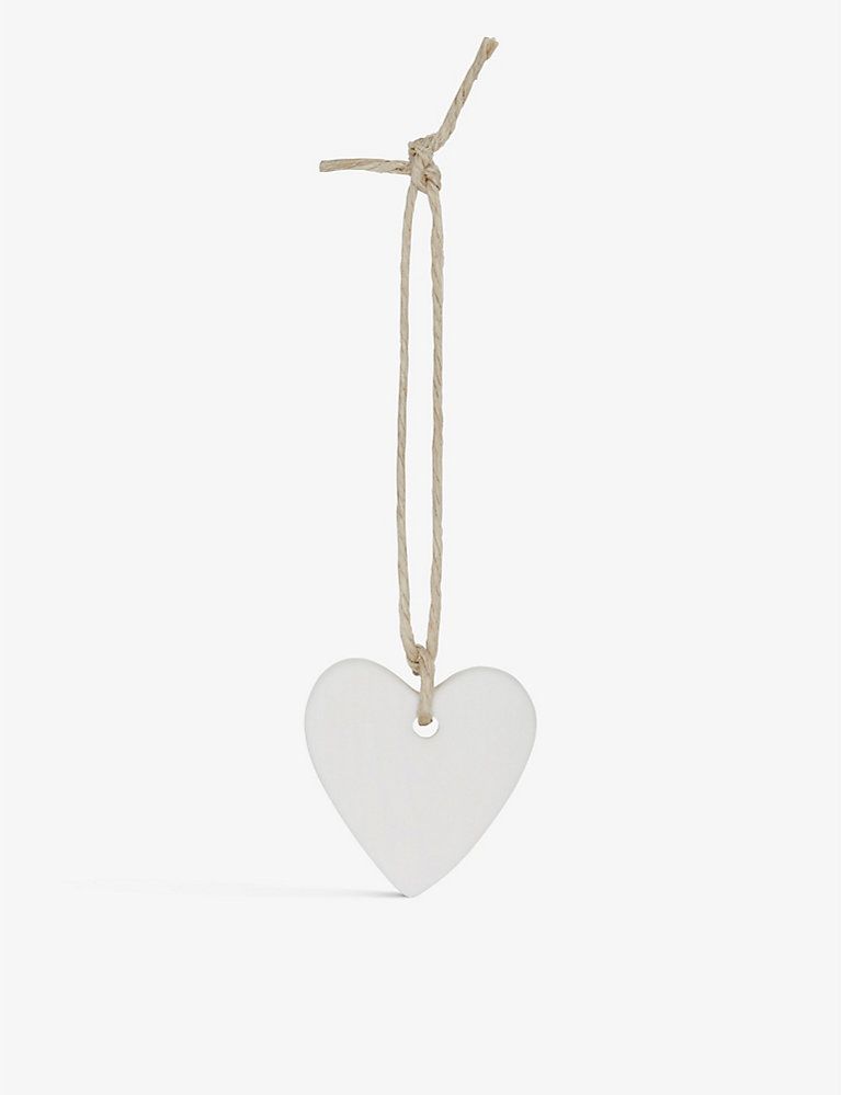 THE WHITE COMPANY Set of 12 ceramic heart decorations | Selfridges