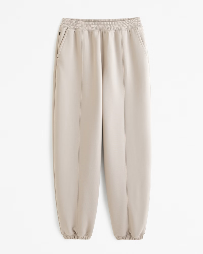Abercrombie & Fitch Women's YPB neoKNIT Cinched Hem Pant in Sand - Size XXS | Abercrombie & Fitch (US)