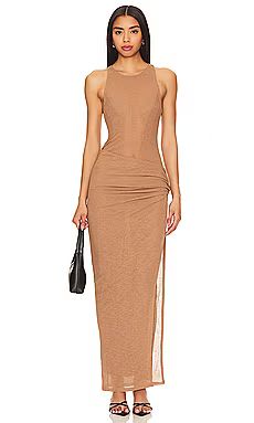 NBD Jolie Maxi Dress in Brown from Revolve.com | Revolve Clothing (Global)