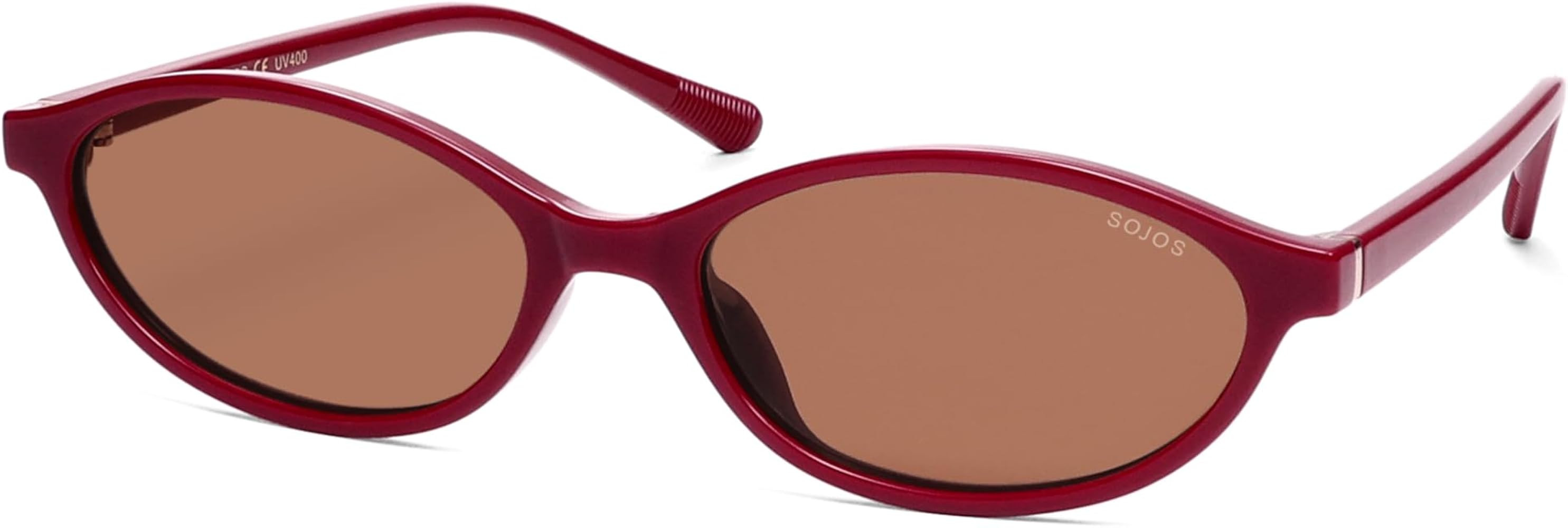 SOJOS TR90 Ultra Light Flexible Sunglasses for Women Retro Oval Polarized Cat Eye Vintage Shades ... | Amazon (US)