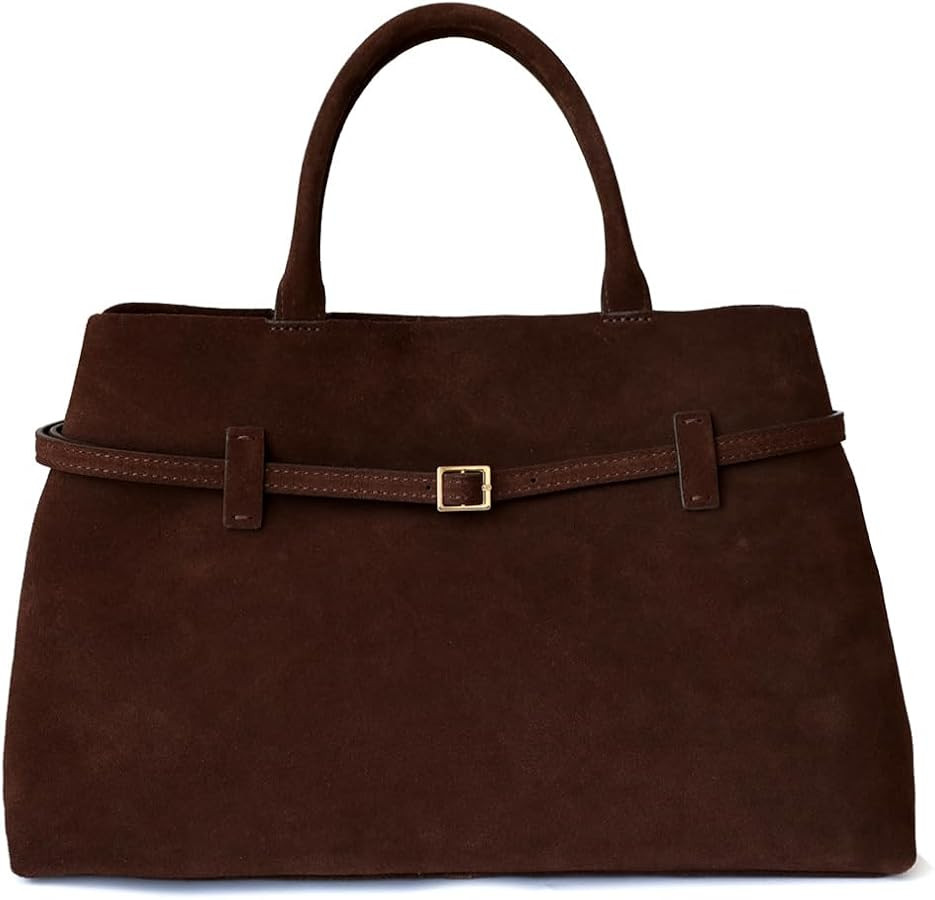 Rejolly Tote Bag for Women Buckle Belt Leather Handbag Top Handle Trendy Shoulder Purse | Amazon (US)