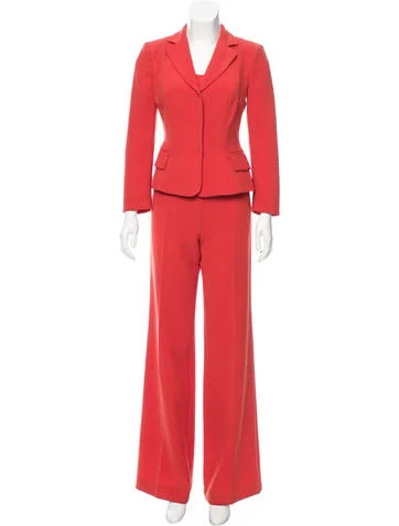Alberta Ferretti Three-Piece Tailored Pantsuit | The Real Real, Inc.