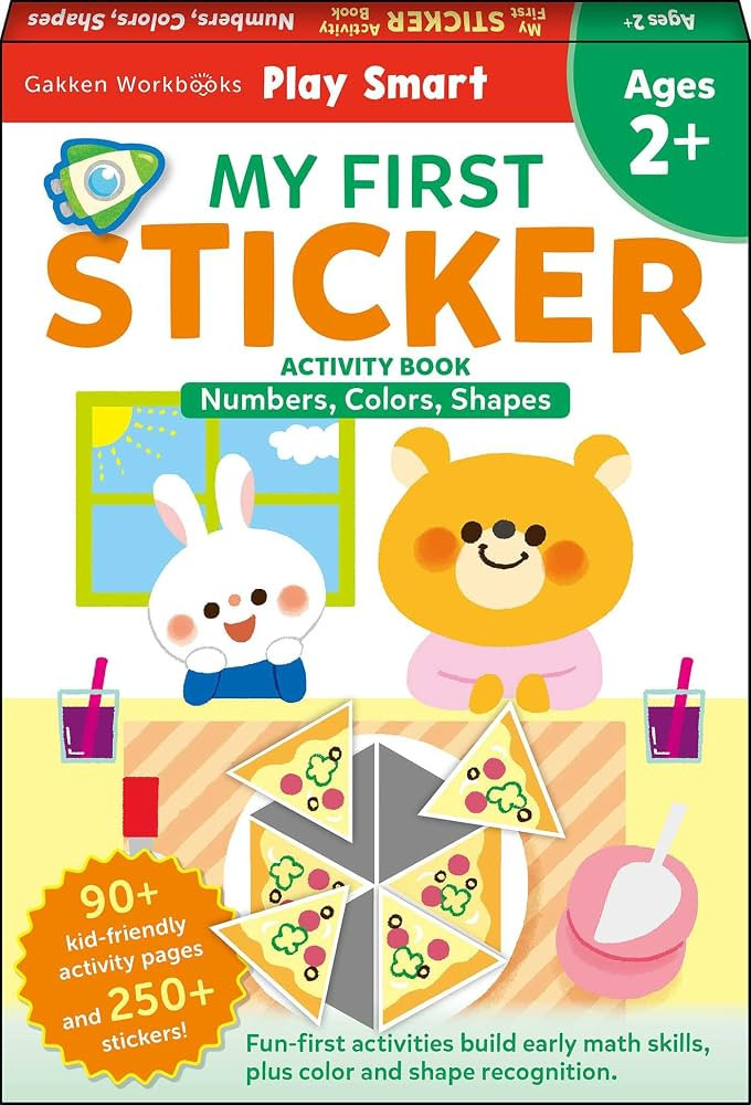 Play Smart MY FIRST STICKER Numbers, Colors, Shapes: For Ages 2+ | Amazon (US)