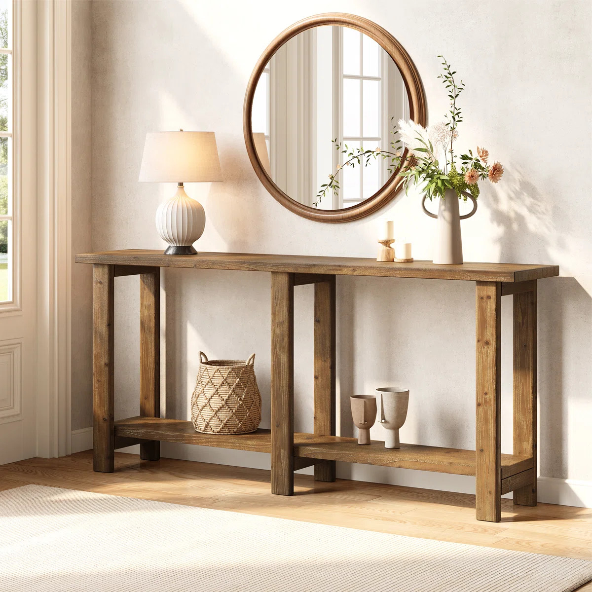 70.86" Solid Wood Console Table | Wayfair North America