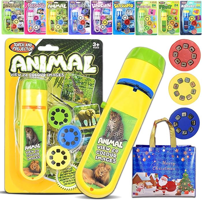Dinosaur Projector Flashlight, Portable Dinosaur Projector Flashlight, 24 Dinosaurs Night Lights ... | Amazon (US)