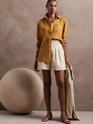 Oversized Linen Shirt | Banana Republic (CA)