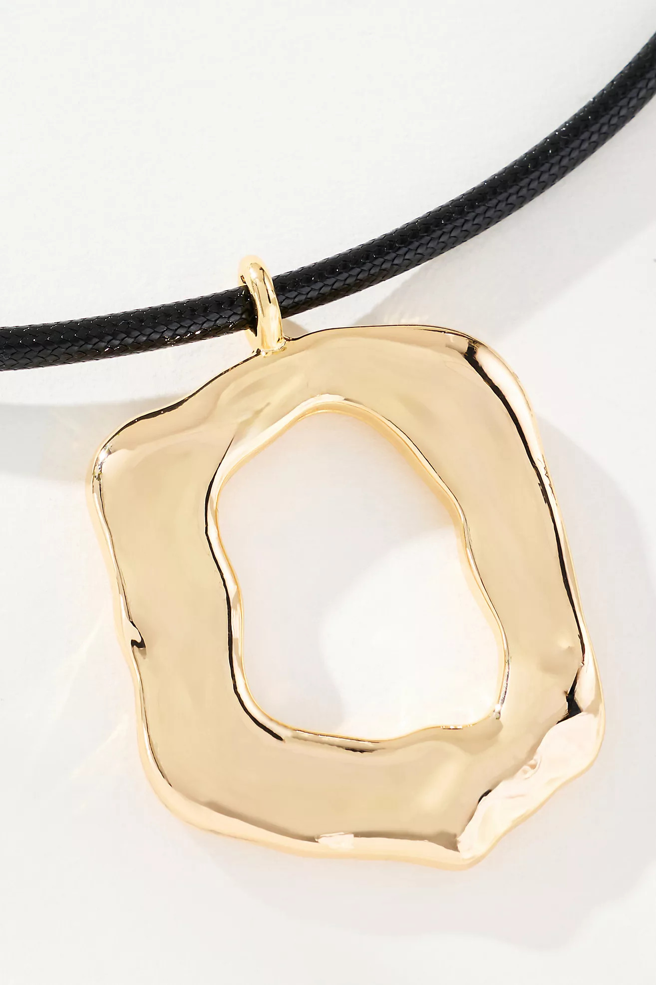 Round Pendant Cord Necklace | Anthropologie (US)