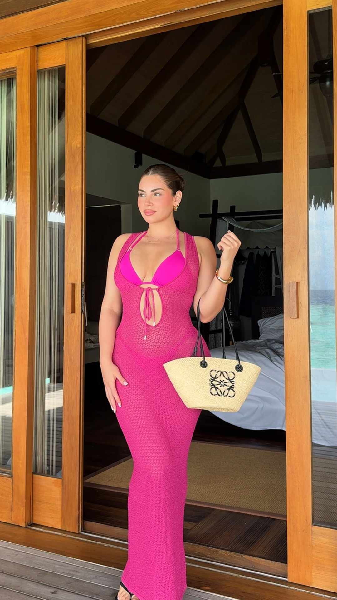 What I wore on vacation 💕🌴🫶🏼 mainly wearing size L for the swimsuits & M for cover-ups! 

The pink swimsuit top is no longer available in that color & style but I linked something similar

#LTKTravel #LTKFindsUnder100