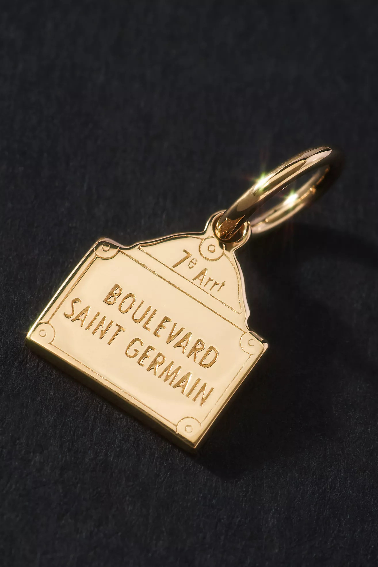 Jet Set Candy Solid Gold Mini Boulevard Saint-Germain Charm | Anthropologie (US)