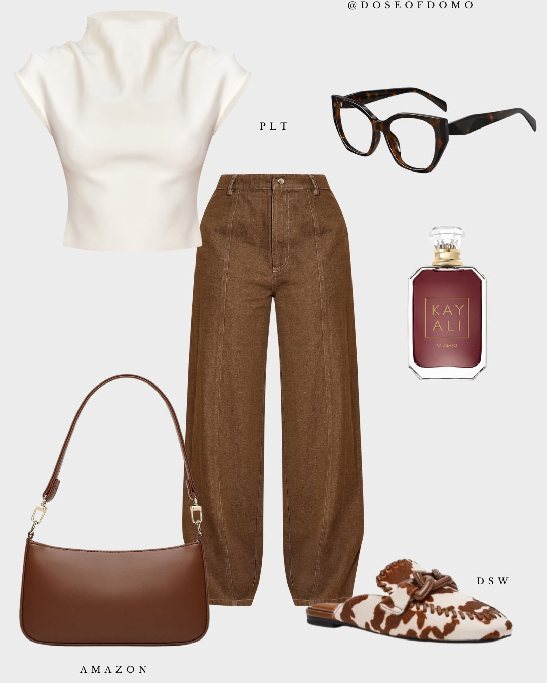 Brown tones never miss. From cozy textures to cow print details — fall neutrals are in full effect 🍂✨
Which look are you rocking first? 👀
#1 – Edgy Cowgirl
#2 – Chic Everyday
#3 – Luxe Leather

#doseofdomo #neutralstyle #fallfashioninspo #brownoutfitideas #monochromelook #fallaesthetic #chicstyle #outfitinspo 

#LTKHoliday