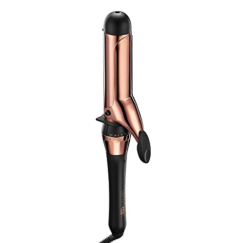 INFINITIPRO BY CONAIR Rose Gold Titanium 1 1/2-Inch Curling Iron, 1 ½ inch barrel produces soft waves – for use on medium and long hair | Amazon (US)