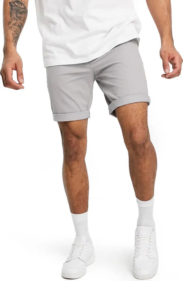 TOPMAN Men's Stretch Skinny Chino Shorts | Nordstrom | Nordstrom