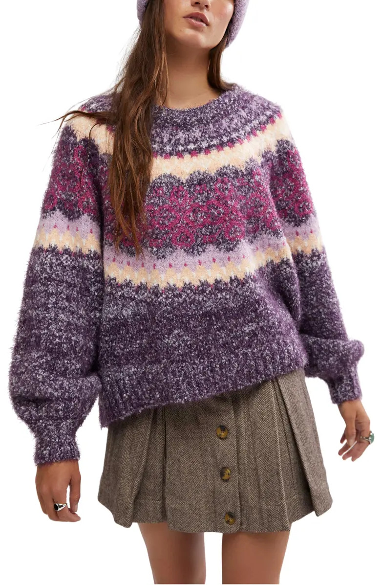 Festive Frost Fair Isle Sweater | Nordstrom