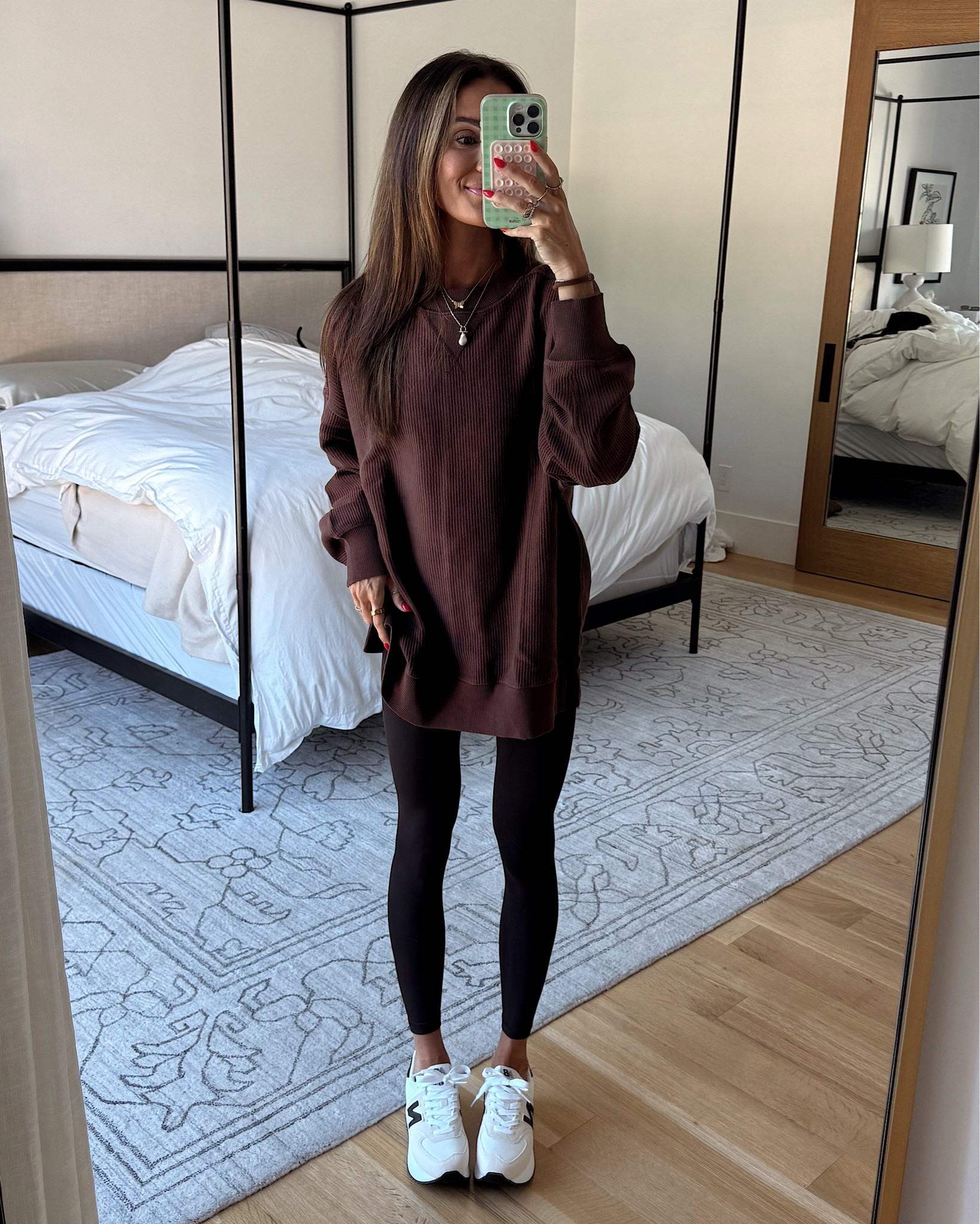 size small in sweatshirt / xs in leggings / both on major sale!