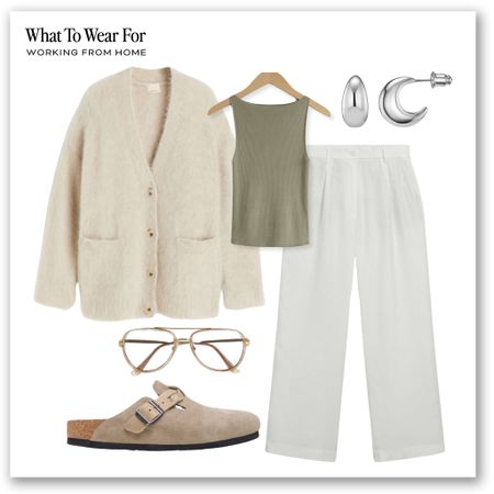 Styling white linen trousers for spring summer 🤍

Birkenstocks, cardigan, high street, working from home, wfh style, casual outfits 

#LTKstyletip #LTKeurope #LTKSeasonal