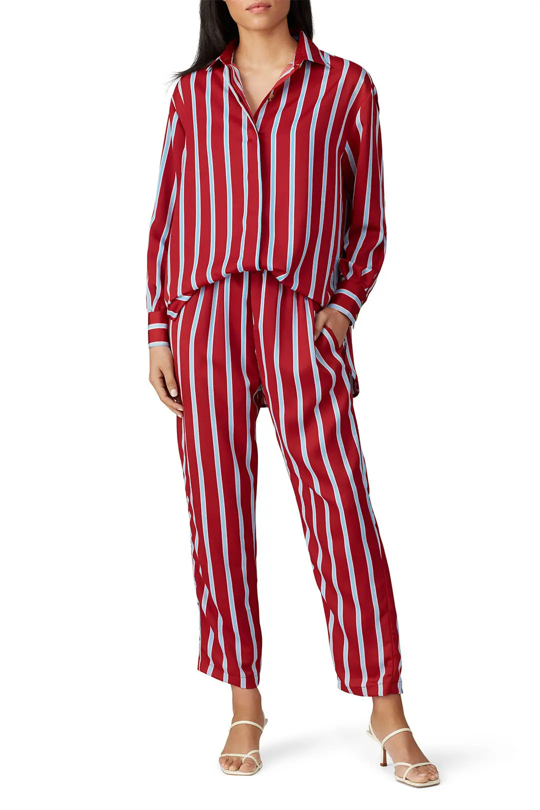 Red Stripe Pants | Rent the Runway