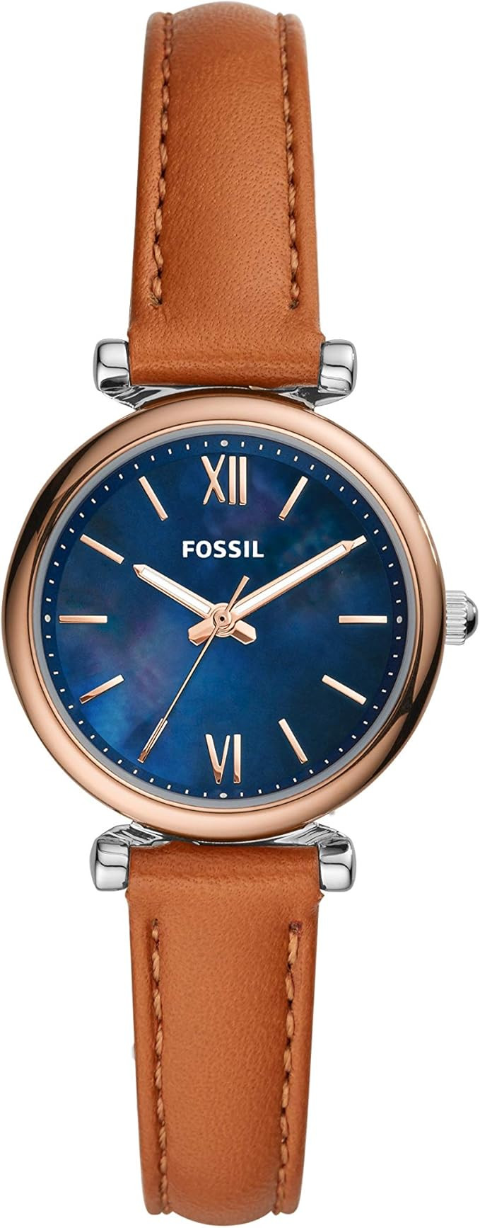Fossil Carlie Mini Women's Watch with Stainless Steel or Leather Band | Amazon (US)