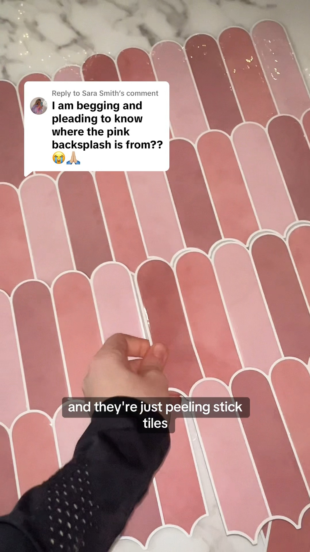 Pink peel and stick tiles for your kitchen or bathroom. These are the ones I’m using. I ended up buying a second pack but I do have some left over from the section I did. Make sure to thoroughly clean your wall and dry it before putting these on. 😊 they are renter friendly. 

I liked other cute peak and stick tiles I found 

#LTKStyleTip #LTKHome #LTKFindsUnder50