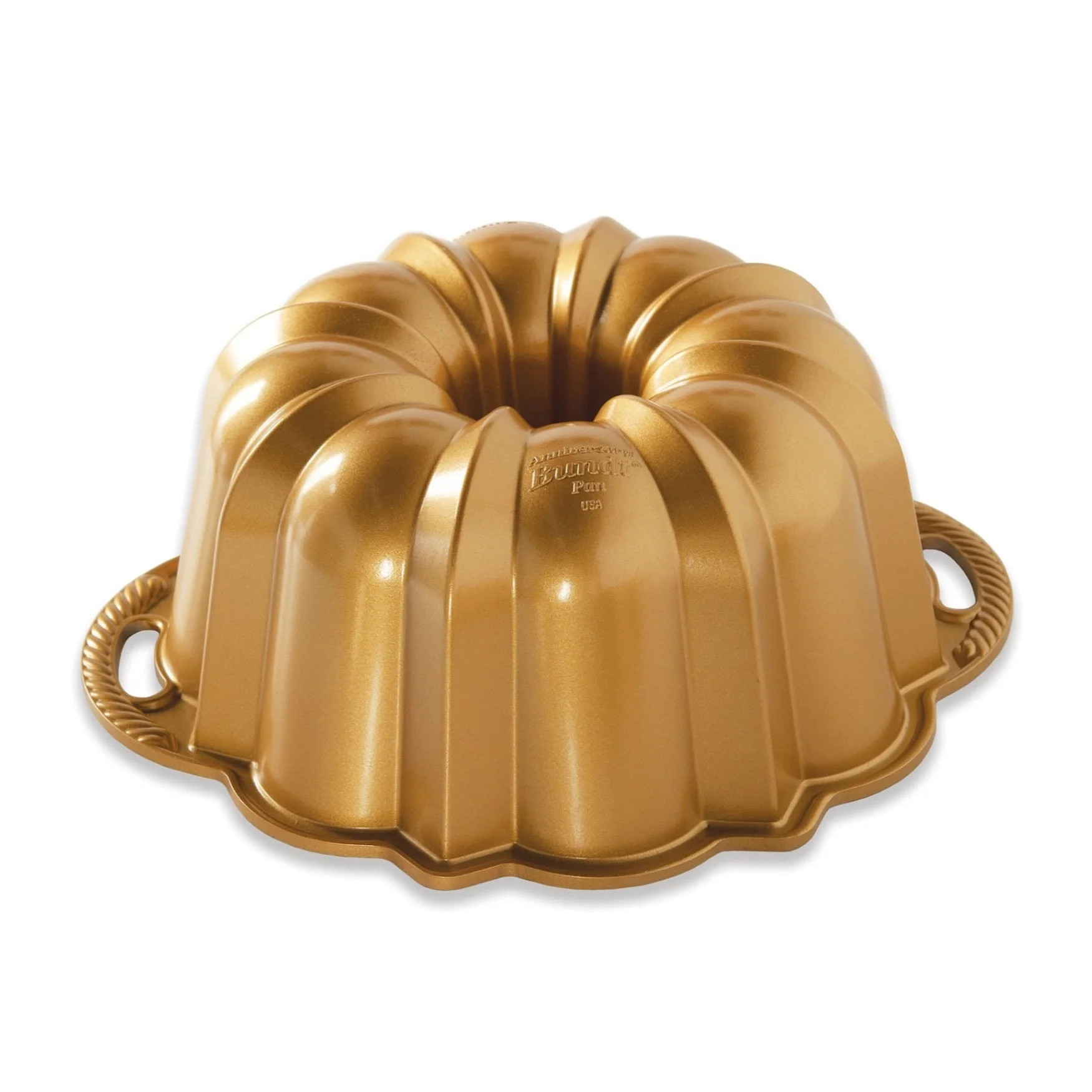 Nordic Ware 12 Cup Anniversary Bundt Pan, Gold | Walmart (US)