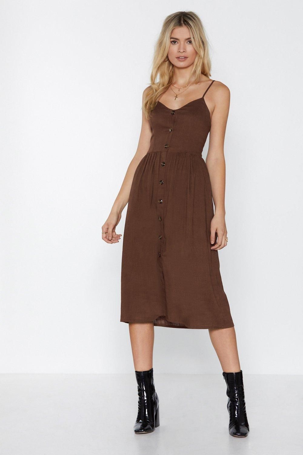 Line-n Your Closet Midi Dress | NastyGal (US & CA)