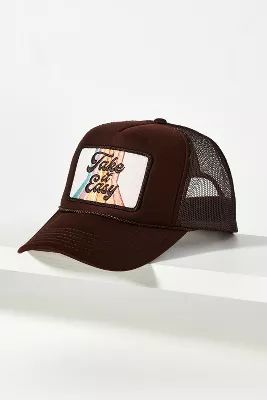 Friday Feelin Take it Easy Trucker Hat | Anthropologie (US)