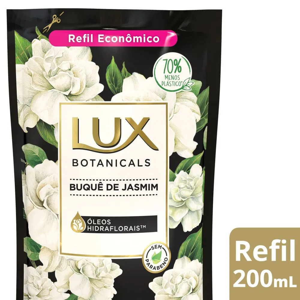 Sabonete Liquido Lux  Buque De Jasmim Refil 200 Ml - Pague Menos | Medicamentos e Manipulação | Pague Menos BR
