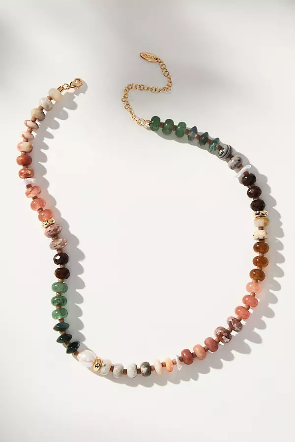 Rainbow Stone Necklace | Anthropologie (US)