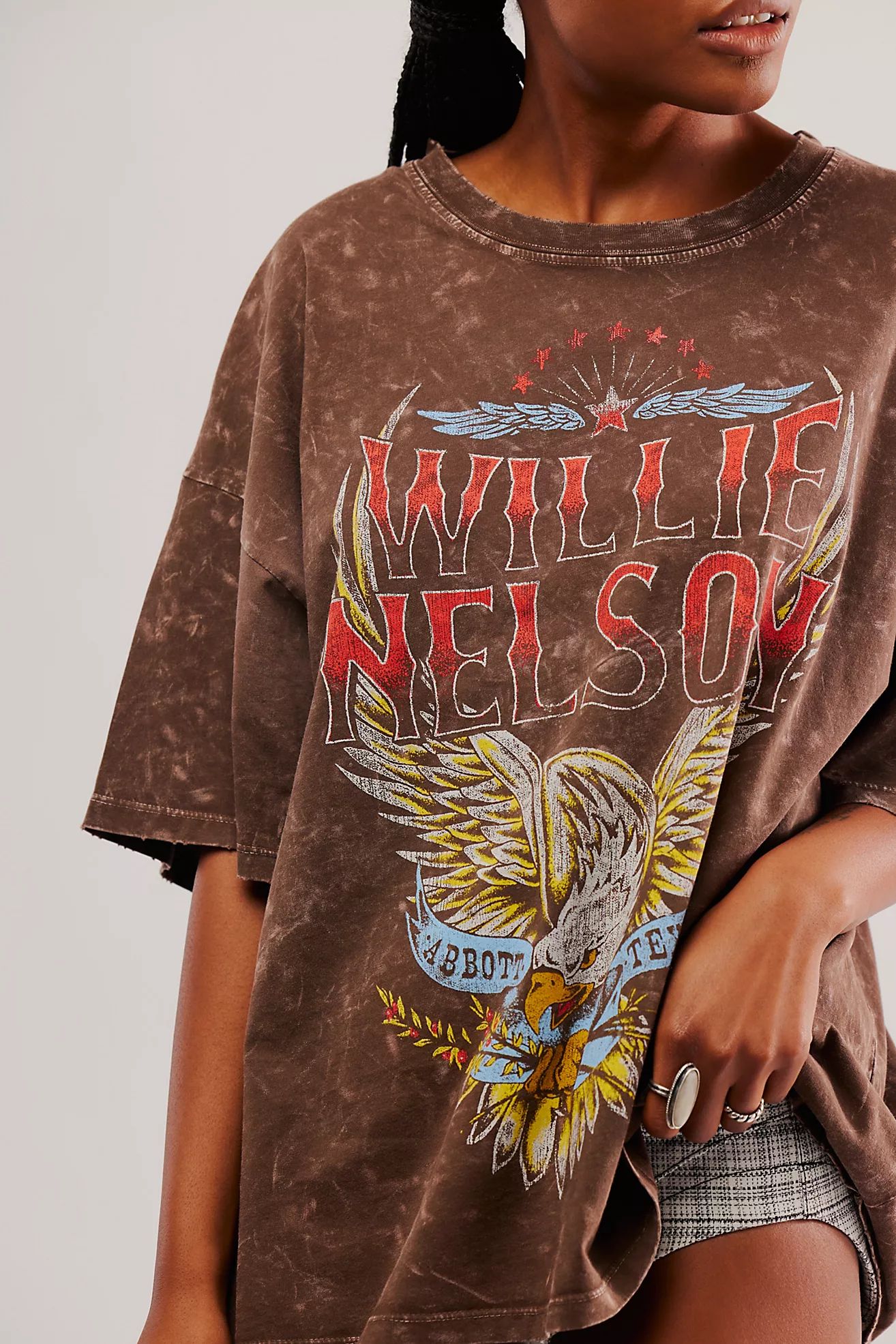 Willie Nelson Eagle One-Size Tee | Free People (Global - UK&FR Excluded)