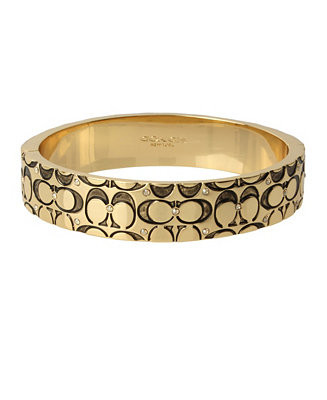 Quilted C Hinged Bangle Bracelet | Macy's