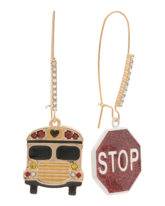 Bus Stop Mismatched Earrings | TJ Maxx