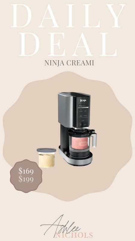 Daily deals - the ninja Creami is on sale now! 

On sale, ninja Creami, kitchen appliances, ninja 

#LTKhome #LTKsalealert #LTKSeasonal