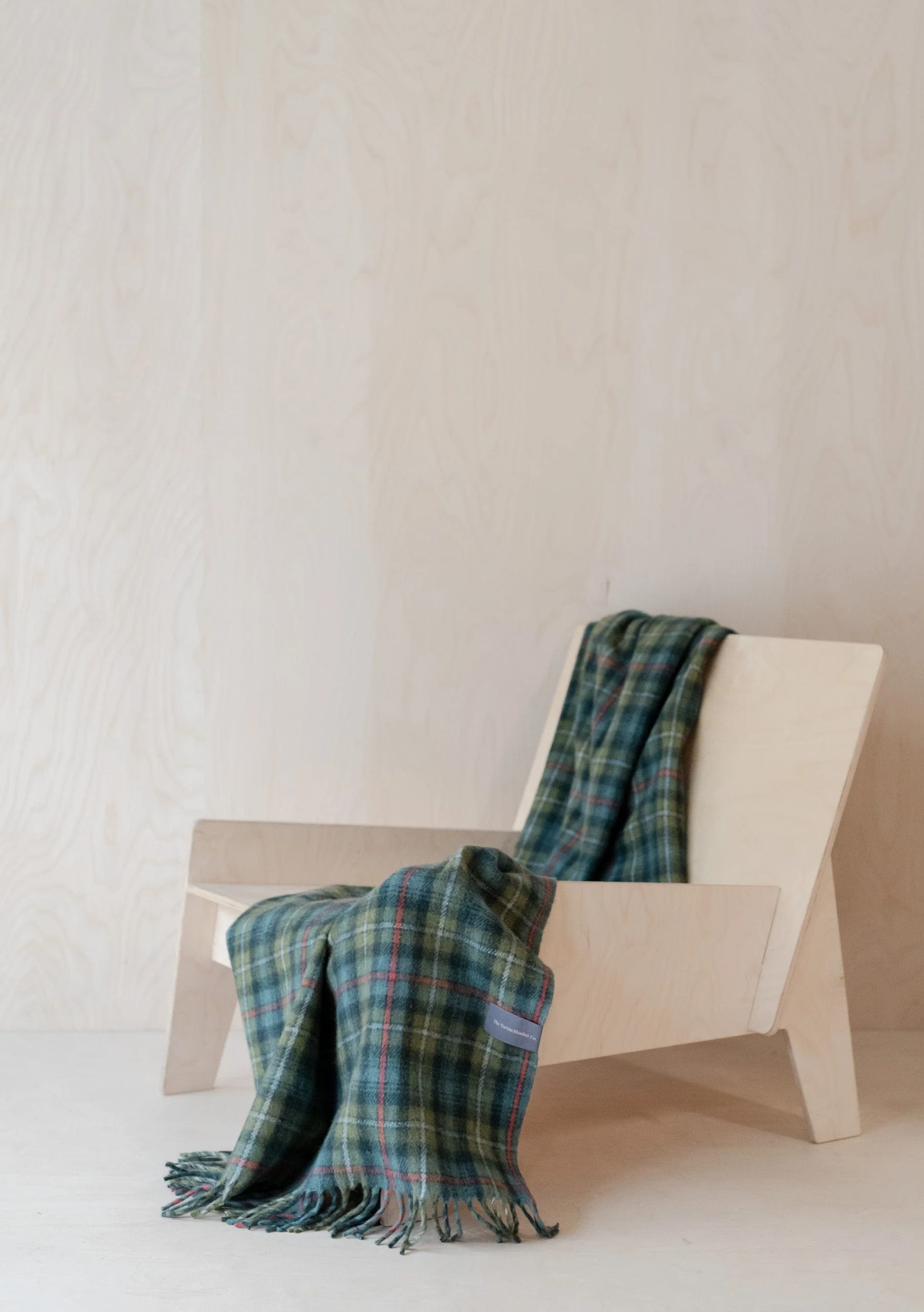Recycled Wool Small Blanket in Mackenzie Weathered Tartan | The Tartan Blanket Co.