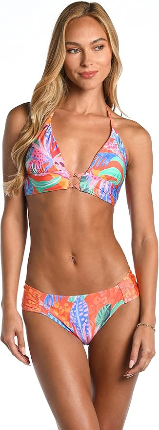 Sunshine 79 Women's Triangle Halter Bikini Swimsuit Top | Amazon (US)