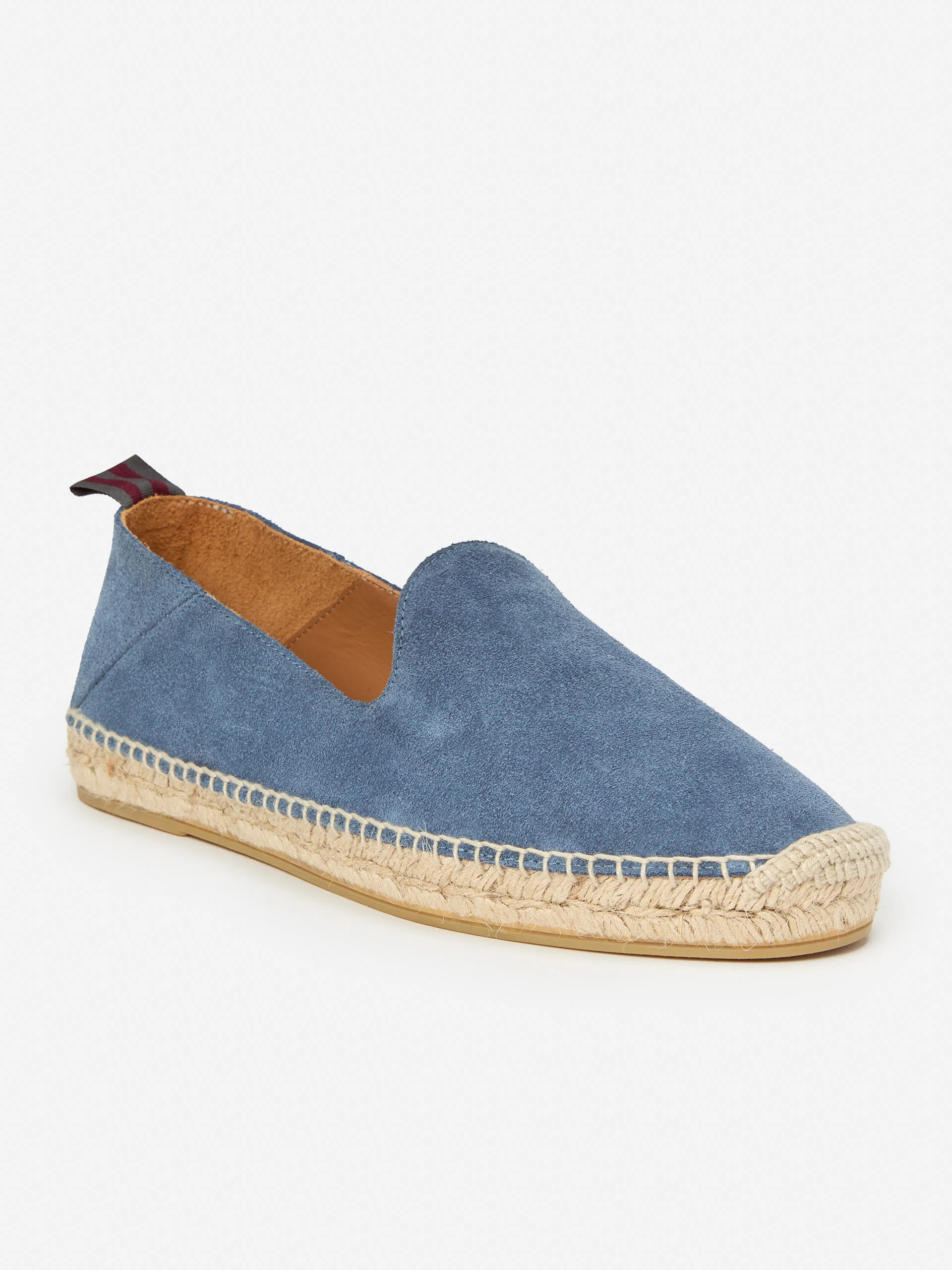 Denim Solid Rafe Suede Espadrilles | Men's Shoes  | J.McLaughlin | J.McLaughlin