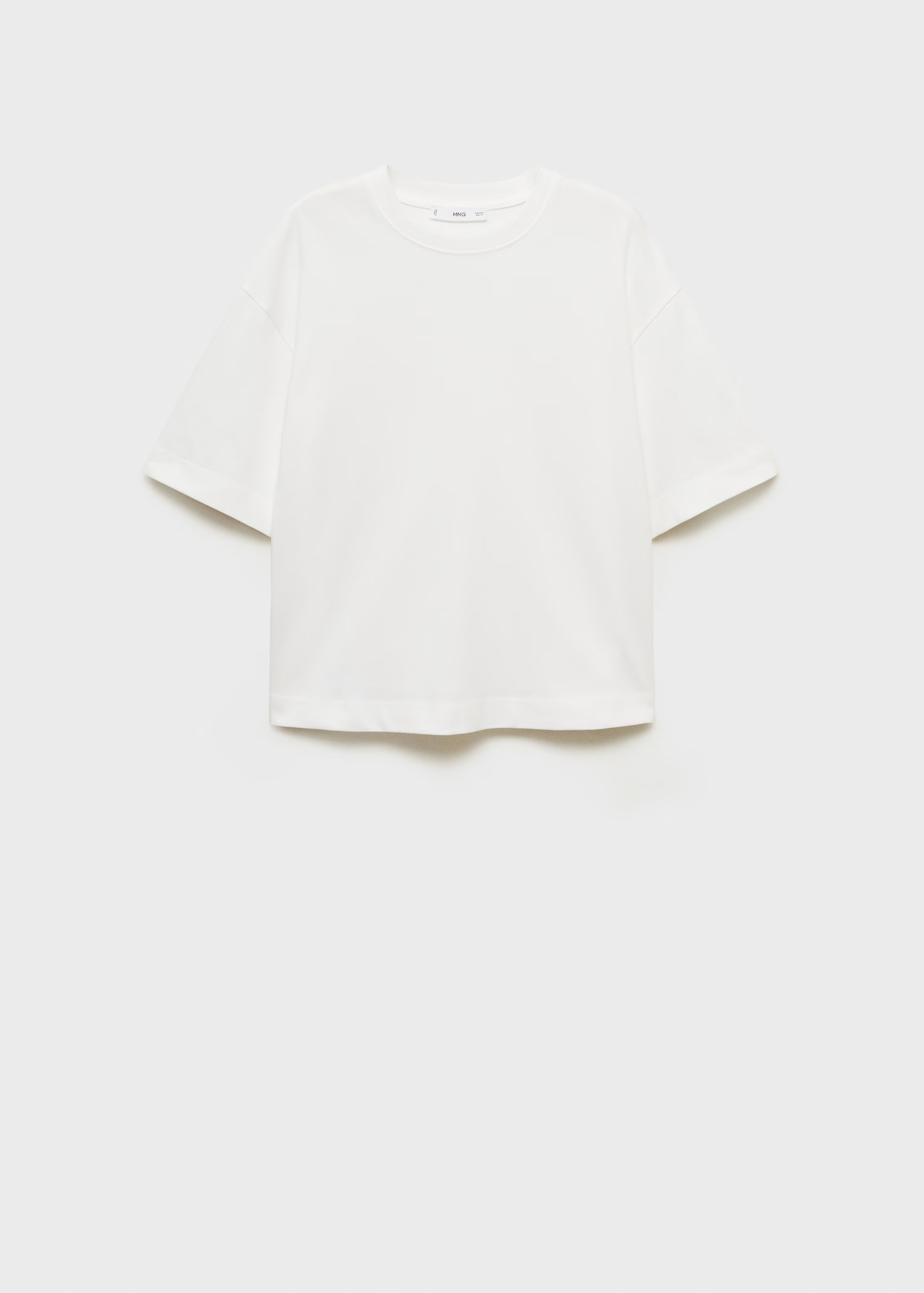 Oversized cotton t-shirt - Women | MANGO United Kingdom | MANGO (UK)