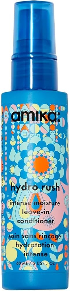 amika hydro rush intense moisture leave in conditioner spray - frizz-reducing detangling spray - ... | Amazon (UK)