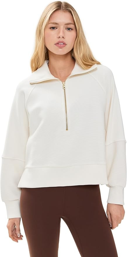 Varley Women's Milano Half Zip Sweatshirt 2.0 | Amazon (US)