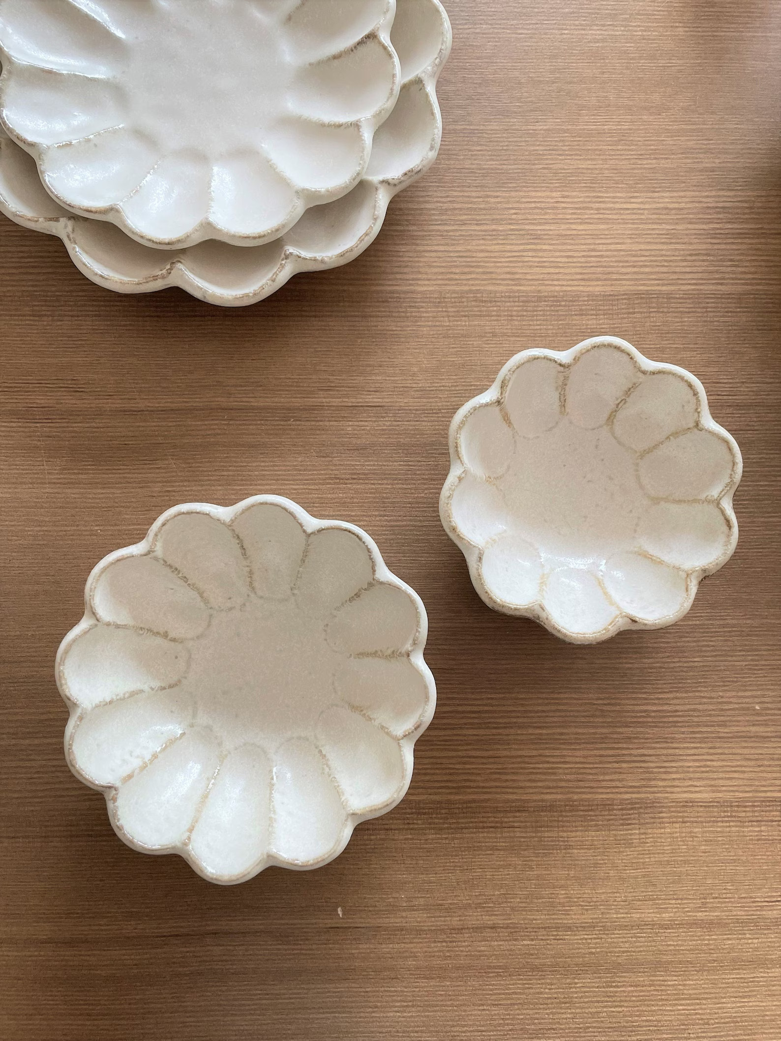 Hand-Made Ceramic Rinka Flower Bowl | Kaneko Kohyo Porcelain Collection - Made in Japan - White/I... | Etsy (US)