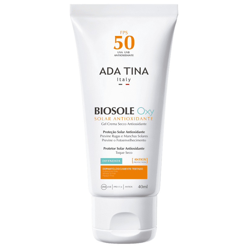 Ada Tina Biosole Oxy FPS50
        
              - Protetor Solar 40ml | Beleza Na Web (BR)