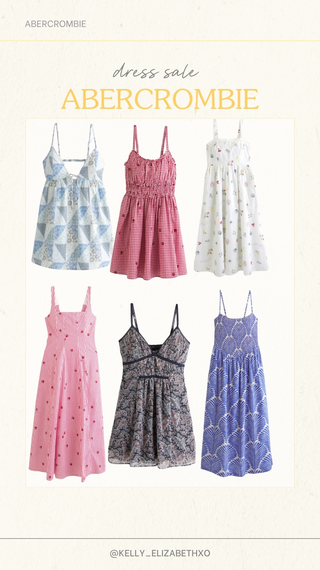 dresses I have in my cart from Abercrombie! All 25% off + an extra 25% off with the code : AFLTK



#LTKMidsize #LTKSpringSale #LTKTall