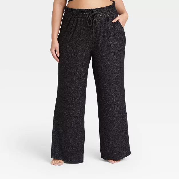 Women's Plus Size Perfectly Cozy Wide Leg Lounge Pants - Stars Above™ | Target