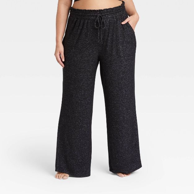 Women's Plus Size Perfectly Cozy Wide Leg Lounge Pants - Stars Above™ | Target