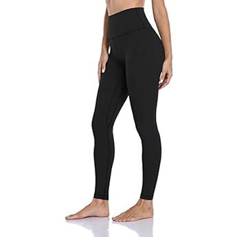 HeyNuts Pure&Plain 7/8 Athletic Leggings for Women Tummy Control Compression Workout Seamless Pants  | Amazon (US)