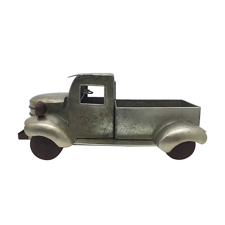 Silver Metal Pickup Truck Figurine | Kirkland's Home