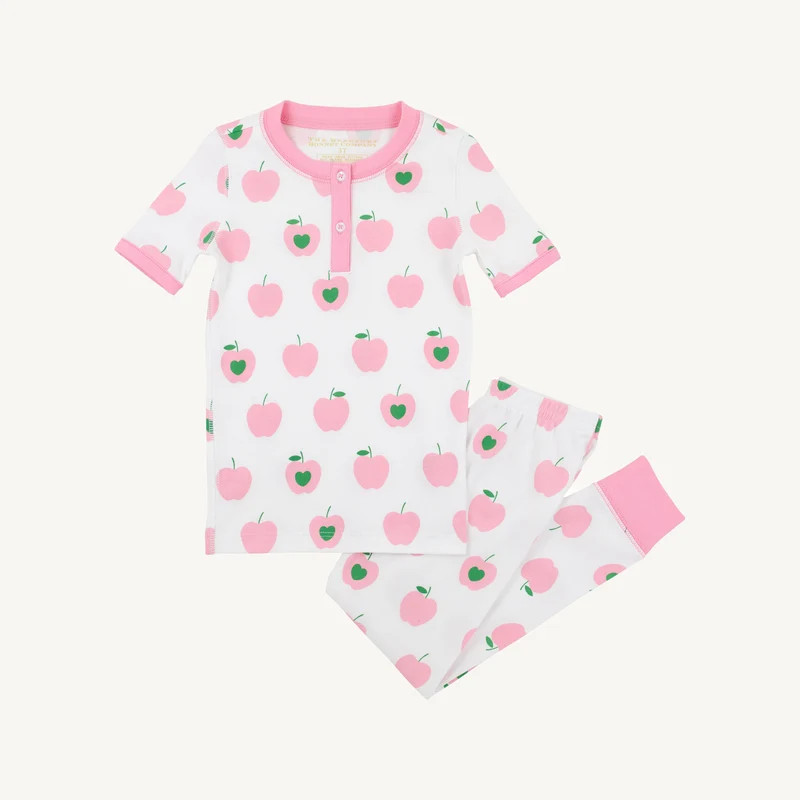 Sara Jane's Short Sleeve Set - Applecrest Orchard (Pink) | The Beaufort Bonnet Company