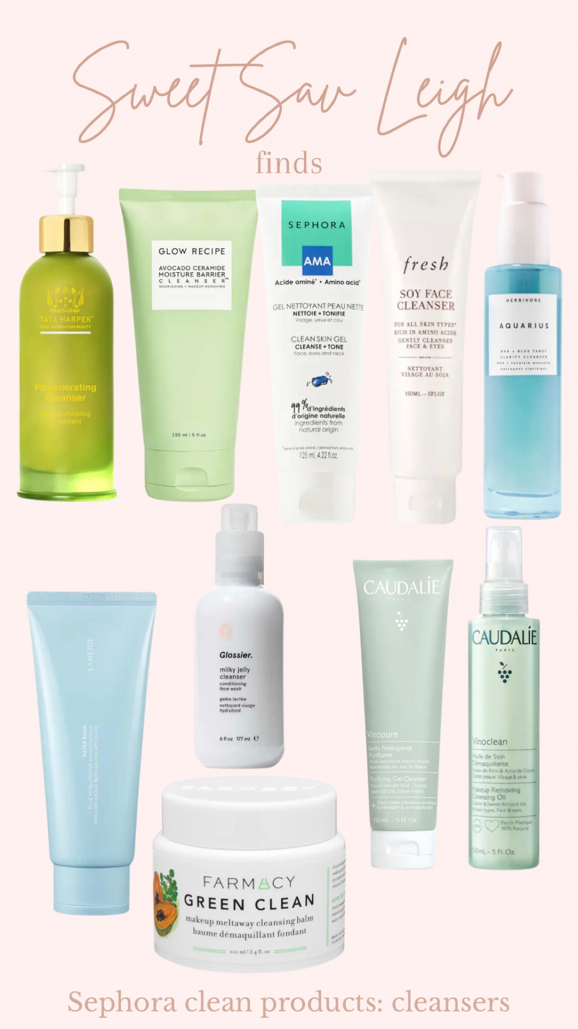Clean cleansers and makeup removers at Sephora! 

#LTKBeautySale #LTKbeauty #LTKFind