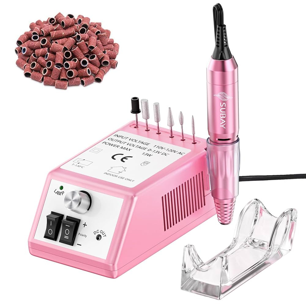 Subay Professional Finger Toe Nail Care Electric Nail Drill Machine Manicure Pedicure Kit Electri... | Amazon (US)