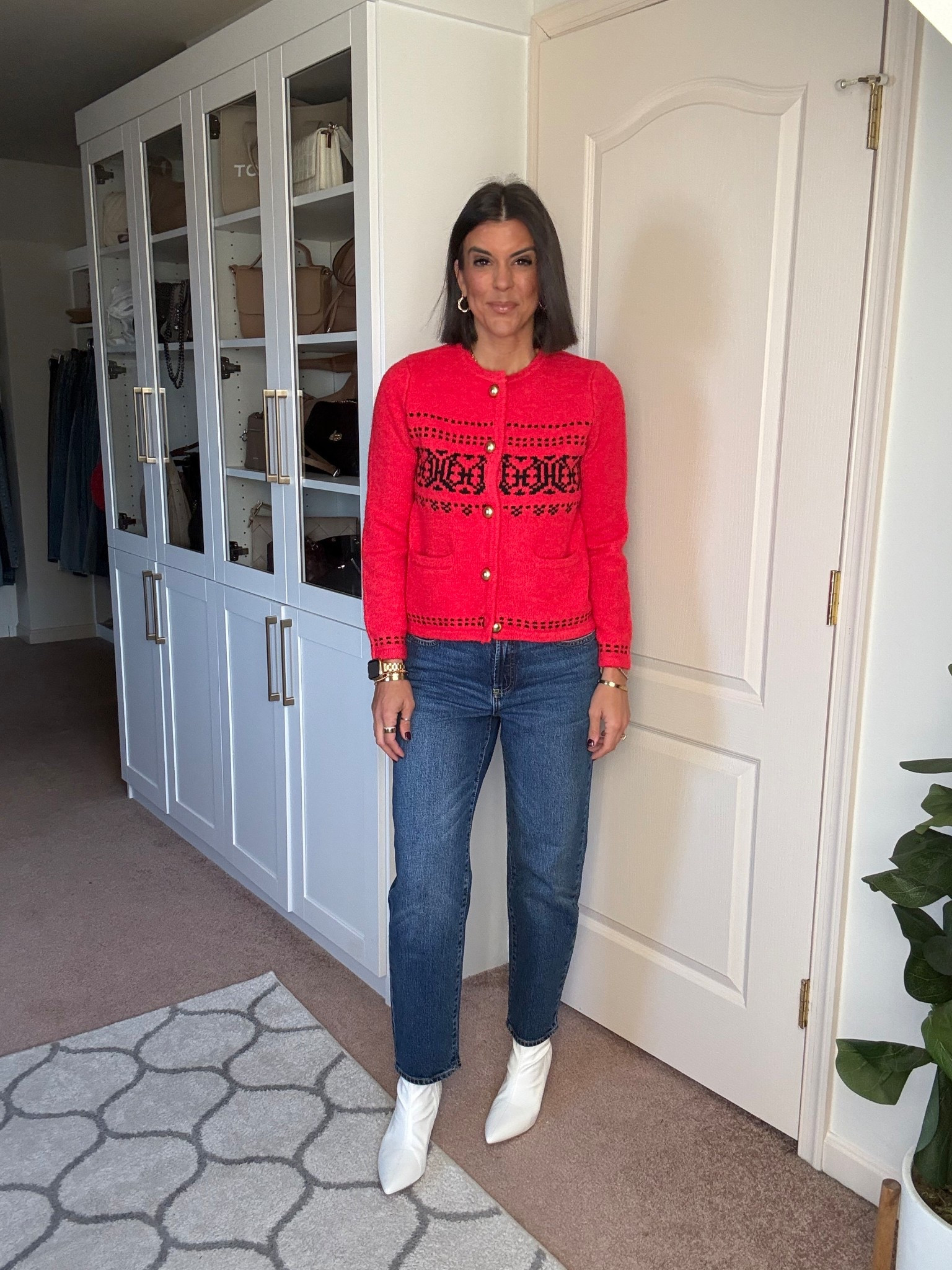 Weekly most loved items - Walmart sweater! I’m in size small. 
Jeans fit tts 

#LTKSeasonal #LTKSaleAlert #LTKHoliday