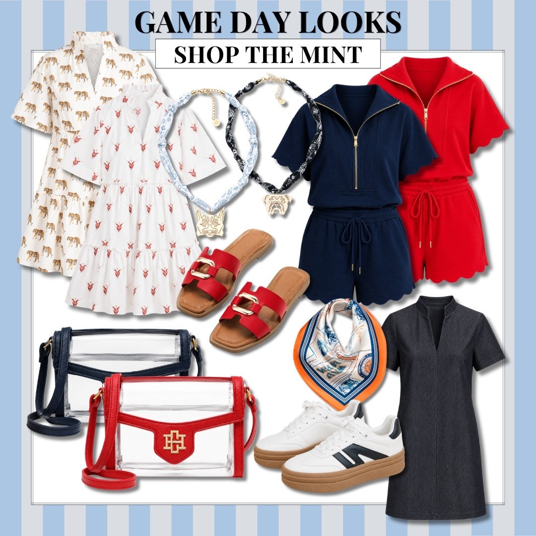 Game day is almost here, and Shop the Mint has so many easy options that go beyond a basic team tee. Whether you’re dressing in your school colors or just want something comfortable for tailgates and football weekends, these are the pieces I’d grab before the season kicks off.

Game day outfits, football season style, tailgate outfit, Shop the Mint, college football fashion, clear stadium bag, matching set, casual dress, game day accessories, women’s game day style, AudrieDollins

#LTKootd #LTKSeasonal #LTKOver40